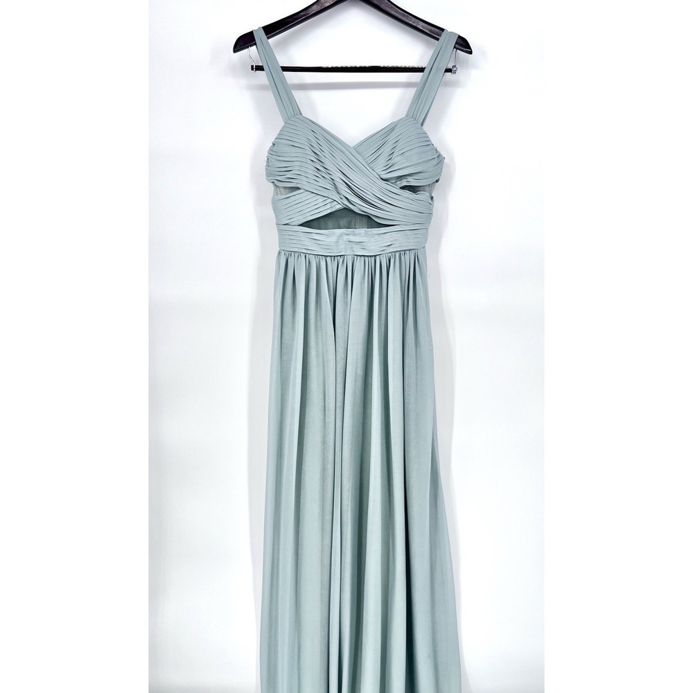 BIRDY GREY NWOT ELSYE DRESS, MESH SAGE, XS BRIDESMAID‎ PROM ELEGANT LONG - Picture 14 of 16